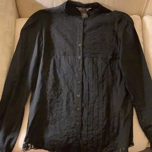 Banana Republic Black button down